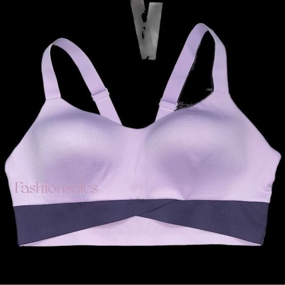 Victoria’s Secret Ultra Soft Stretchy Cloud Sport bra Live on Point Lavender XL - Picture 1 of 6